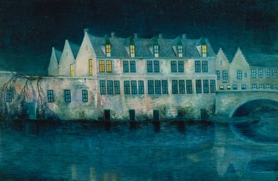 La notte a Bruges da William Degouve de Nuncques