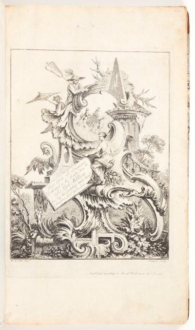 Frontespizio per il Libro 4, in Otto libri di Ornamento da William Delacour