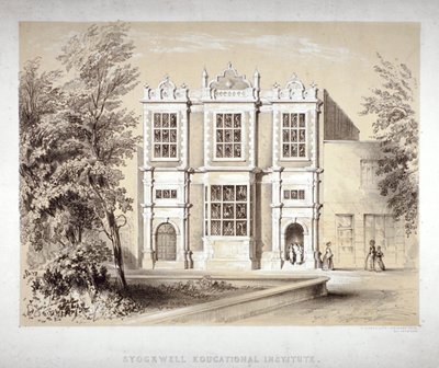 Istituto Educativo di Stockwell, Stockwell, Lambeth, Londra da William Dickes