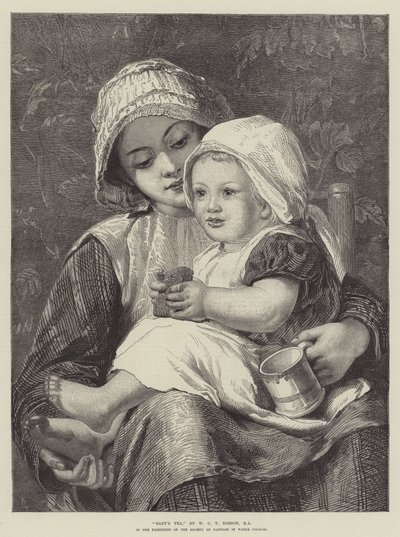 Il tè del bambino da William Dobson