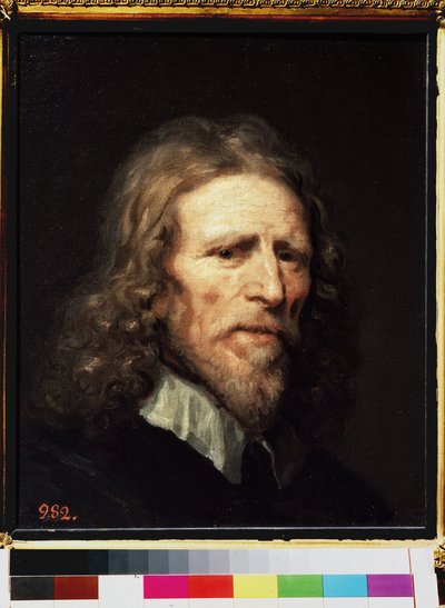 Ritratto di Abraham van der Doort, artista olandese da William Dobson