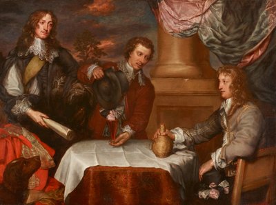Ritratto del Principe Rupert, Colonnello William Legge (probabilmente) e Colonnello John Russell da William Dobson