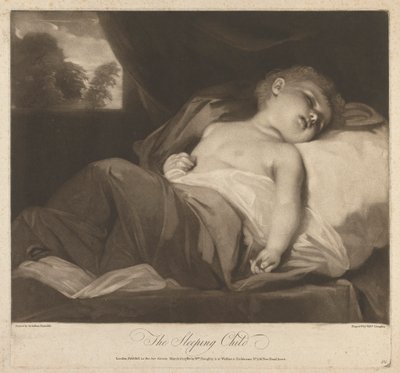 Il bambino dormiente da William Doughty