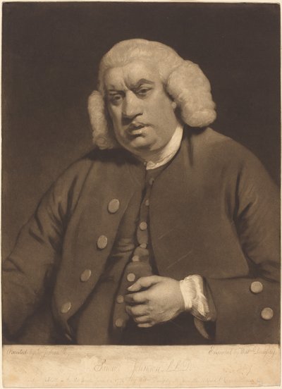 Samuel Johnson da William Doughty after Sir Joshua Reynolds