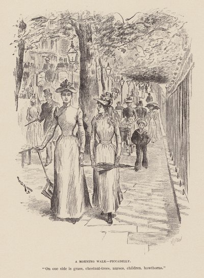 Una passeggiata mattutina, Piccadilly da William Douglas Almond