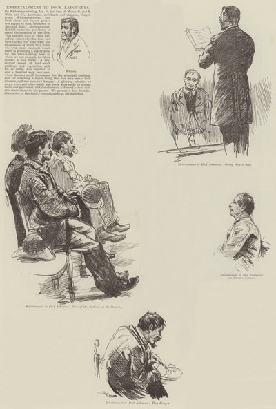 Intrattenimento per i lavoratori portuali da William Douglas Almond