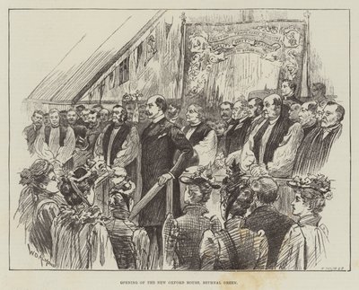 Inaugurazione della nuova Oxford House, Bethnal Green da William Douglas Almond