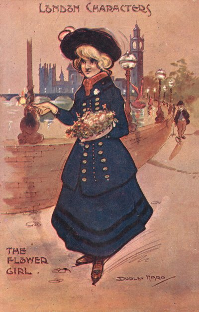 Personaggi di Londra: la fioraia da William Dudley Ward