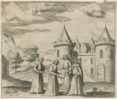 Tamworth Castle - Vetro della Finestra da William Dugdale