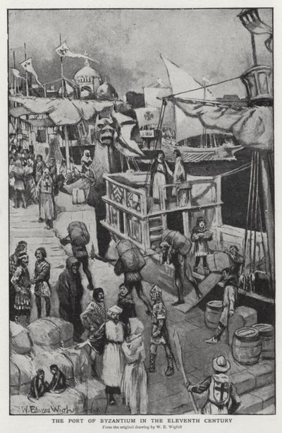 Il porto di Bisanzio nell