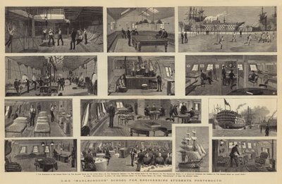 Scuola di ingegneria HMS Marlborough, Portsmouth da William Edward Atkins