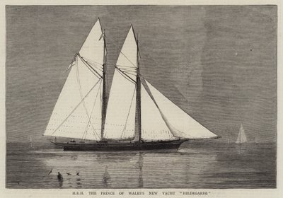 Il nuovo yacht di SAR il Principe di Galles, Hildegarde da William Edward Atkins