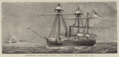 Guerra dei Siluri, HMS Flamingo nella Baia di Besika da William Edward Atkins