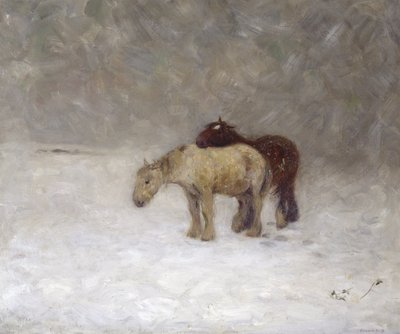 Tempesta di neve, c.1891 da William Edward Stott