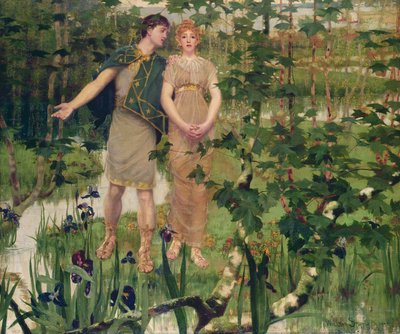La valle felice, 1898 da William Edward Stott