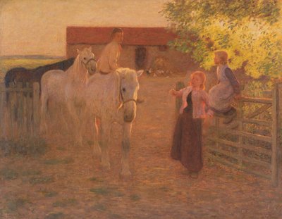 Il vecchio cancello, c.1896 da William Edward Stott