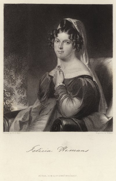 Felicia Hemans da William Edward West