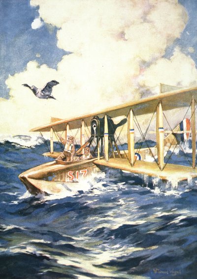 "Con il nostro idrovolante nel Mare del Nord, un vettore al soccorso", da 