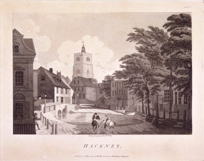 Hackney Brook, Hackney, Londra, 1791 da William Ellis