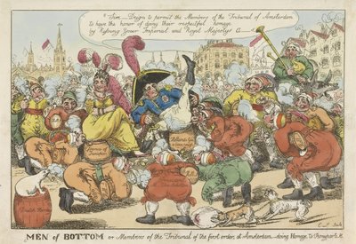Gli olandesi vogliono baciare il sedere di Napoleone, 1811 da William Elmes