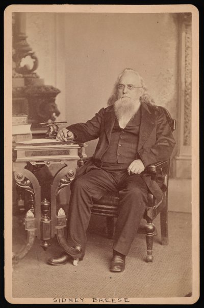 Ritratto di Sidney Breese 1800-1878, prima del 1878 da William Emory Bowman