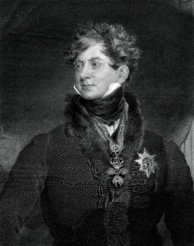 Giorgio IV, Re del Regno Unito e di Hannover, 1829 da William Ensom