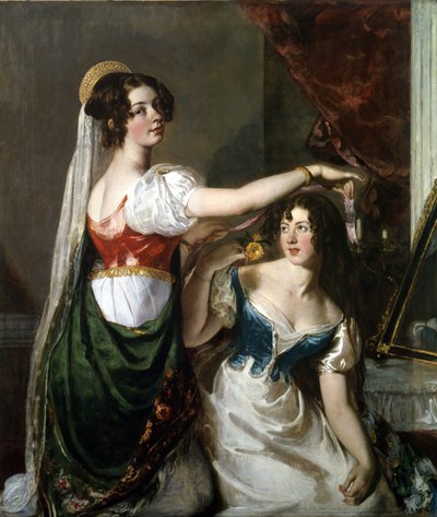 Preparativi per un ballo in maschera da William Etty