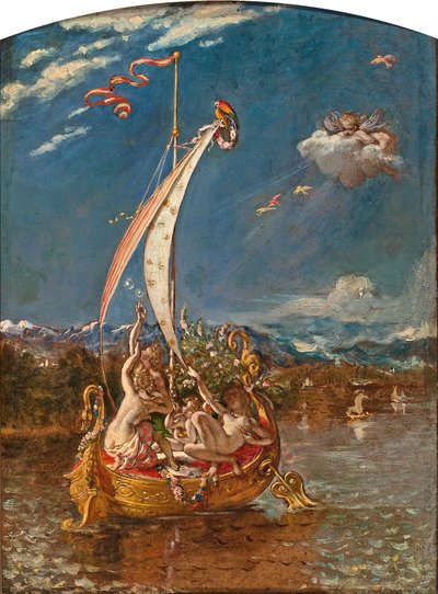 Studio per la gioventù a prua e il piacere al timone da William Etty