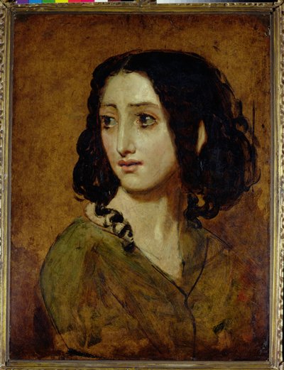 Studio di Mlle Rachel (olio su tavola) da William Etty
