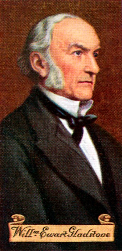 William Ewart Gladstone, da una serie di carte da sigarette, 1935 da William Ewart Gladstone