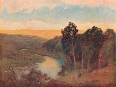Sole del Pomeriggio sulle Colline di Galloway da William Eyre Walker