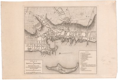 Piano di Newport di Faden da William Faden