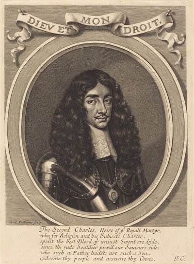 Carlo II da William Faithorne