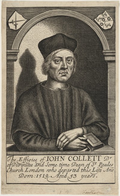 John Colet, D.D. da William Faithorne