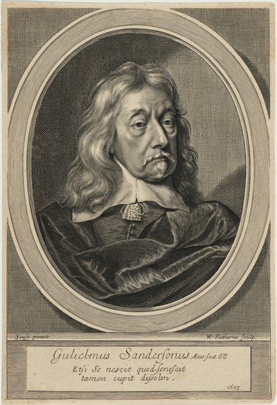 Sir William Sanderson da William Faithorne