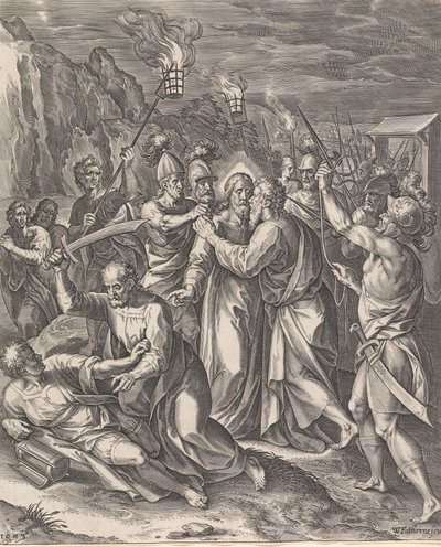 Il tradimento di Cristo da William Faithorne
