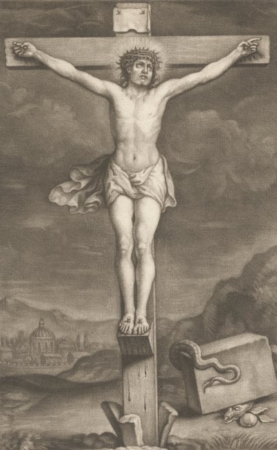 La crocifissione da William Faithorne
