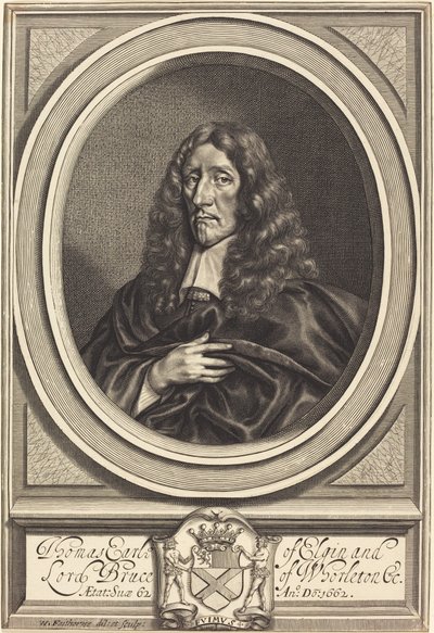 Thomas Bruce, Conte di Elgin da William Faithorne after Sir Anthony van Dyck