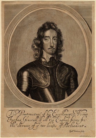 Thomas Fairfax, 3° Lord Fairfax di Cameron, 1645 da William Faithorne the Elder