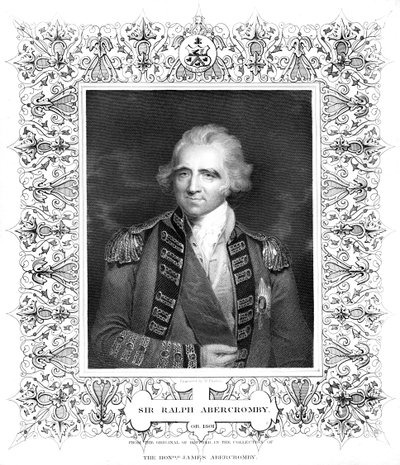 Sir Ralph Abercromby, generale britannico da William Finden
