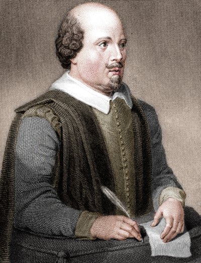 William Shakespeare, poeta e drammaturgo inglese da William Finden