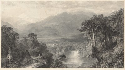 Il cuore delle Ande da William Forrest, after Frederic Edwin Church