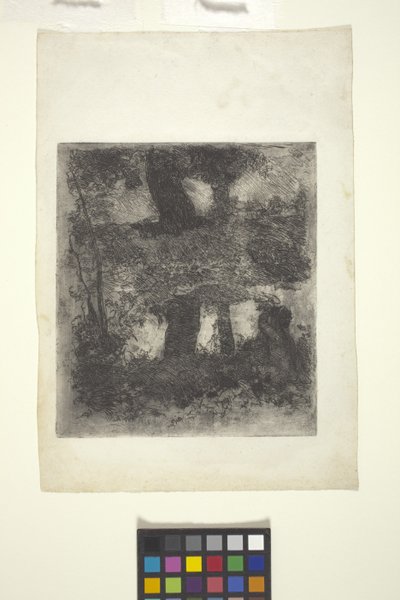 Paesaggio con fauno e piscina (Paesaggio riflesso) da William Forsyth