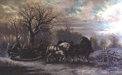Una cavalcata invernale da William Foster