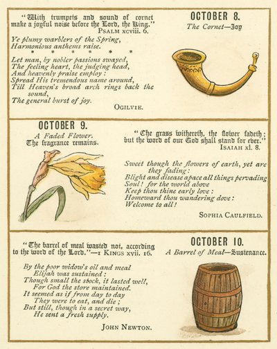 Pagina dal The Bible Emblem Anniversary Book da William Foster