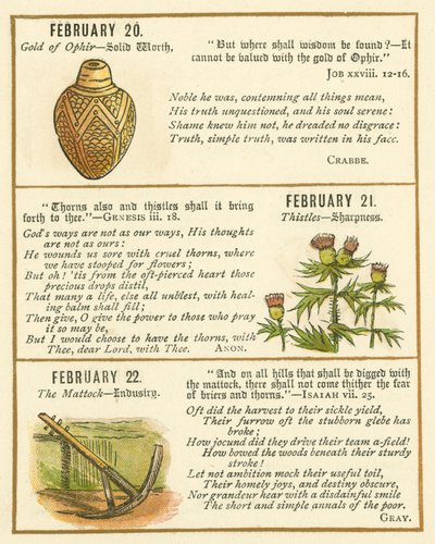 Pagina dal The Bible Emblem Anniversary Book da William Foster