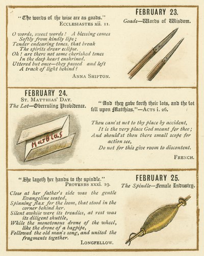Pagina dal The Bible Emblem Anniversary Book da William Foster