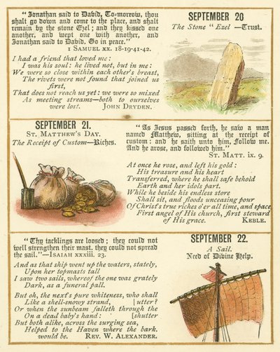 Pagina dal Libro Emblematico della Bibbia Anniversario da William Foster