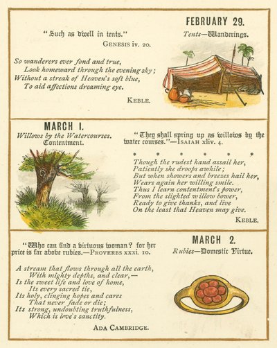 Pagina dal Libro Anniversario della Bibbia Emblema da William Foster