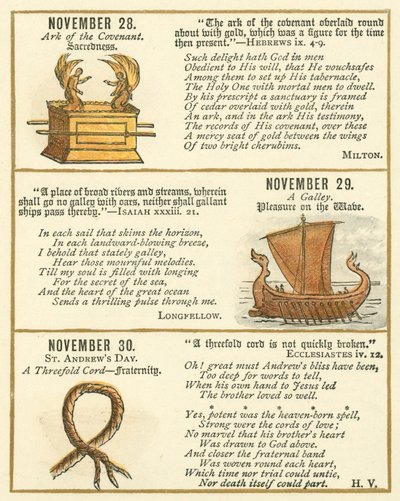 Pagina dal Libro Anniversario della Bibbia Emblema da William Foster